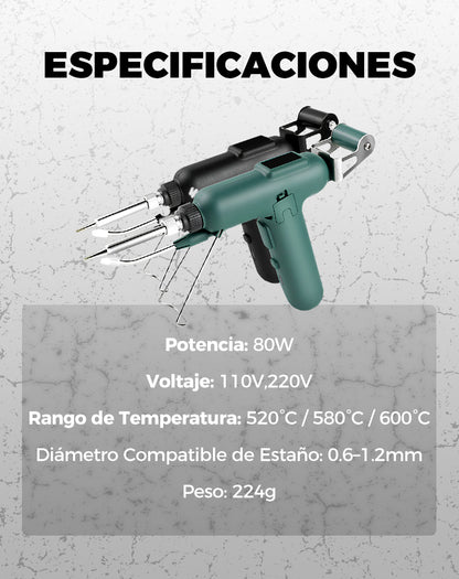 Soldador Eléctrico 80W de Alta Eficiencia