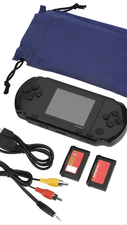 P-6000 CONSOLA MANUAL – Diversión retro portátil, entretenimiento ilimitado y nostalgia en tus manos